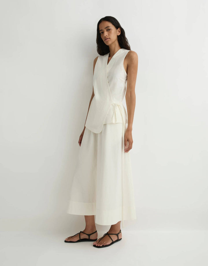Bondi Born Kyoto Wrap Top natural — side