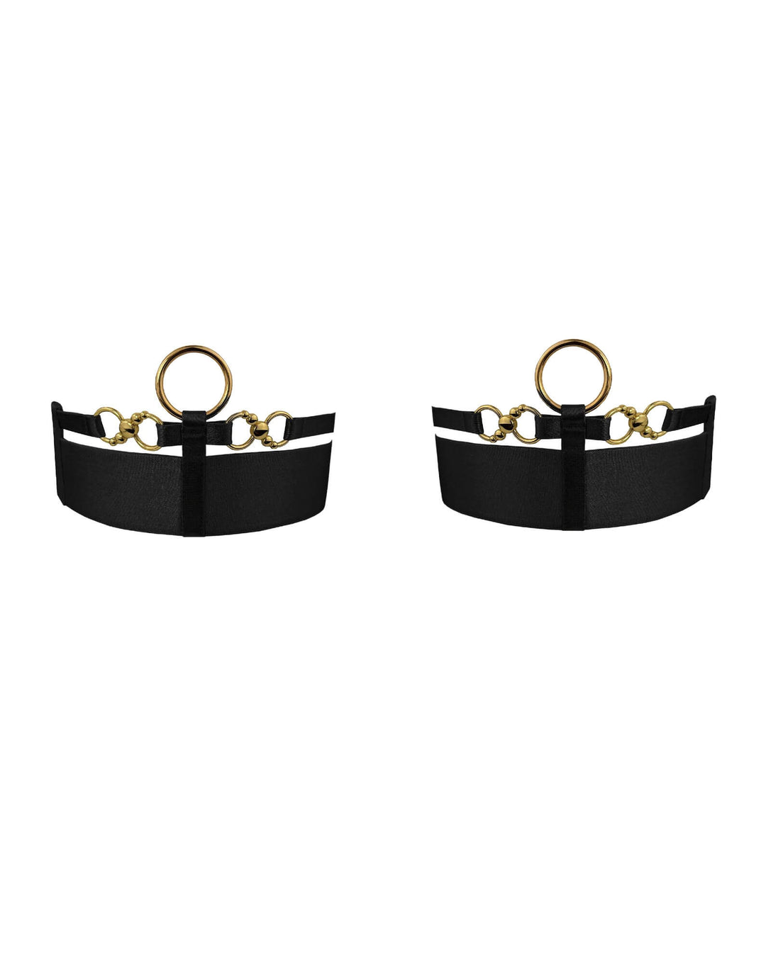 Bordelle Neda Garters black — product pair front view
