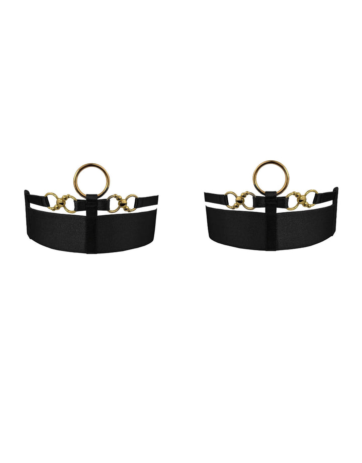 Bordelle Neda Garters black — product pair front view