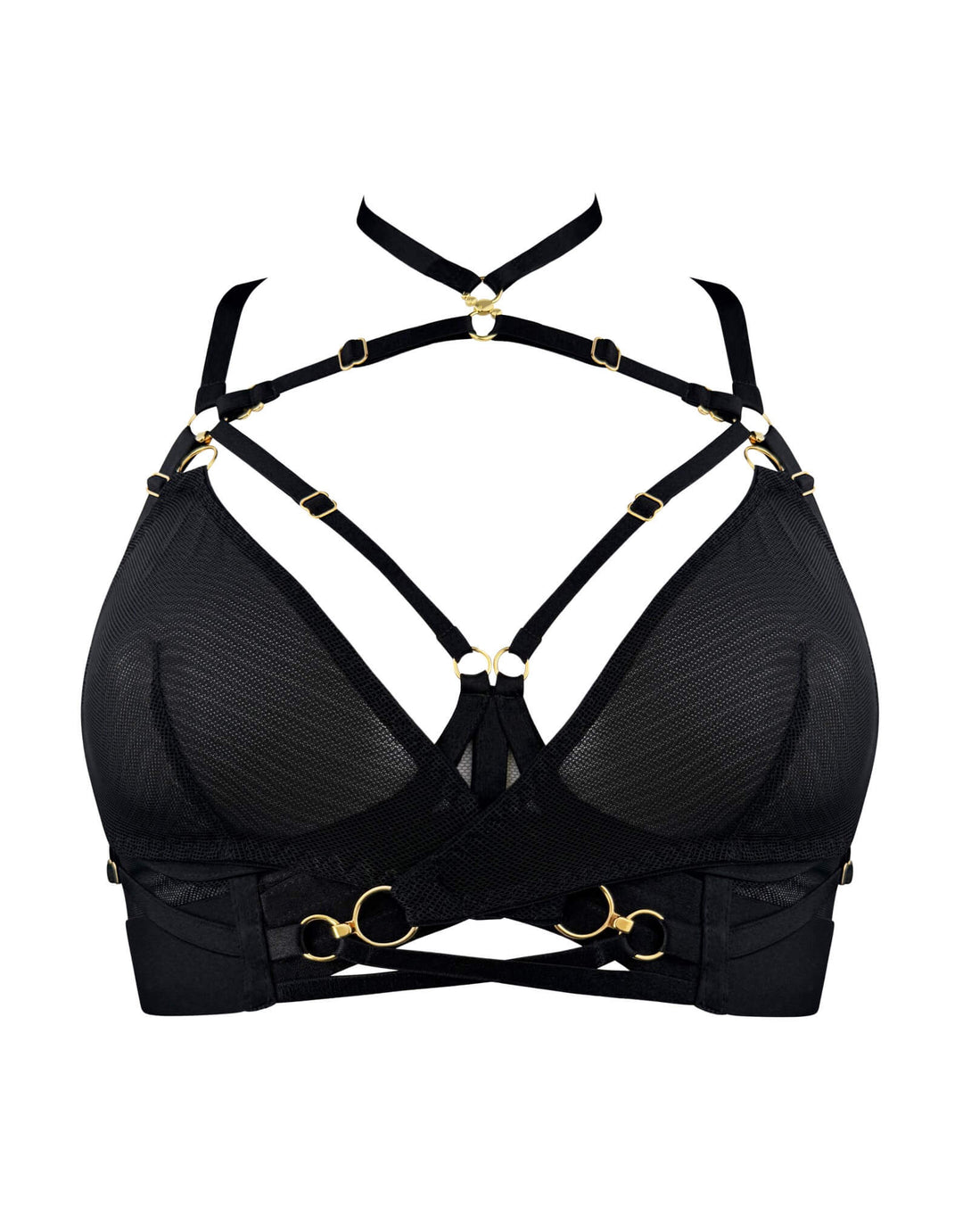 Bordelle Neda Multi-Style Bodice Bra black — product front view