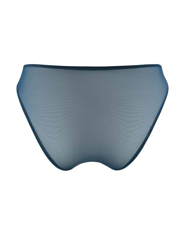 Bordelle Pearl Brief teal — back detail