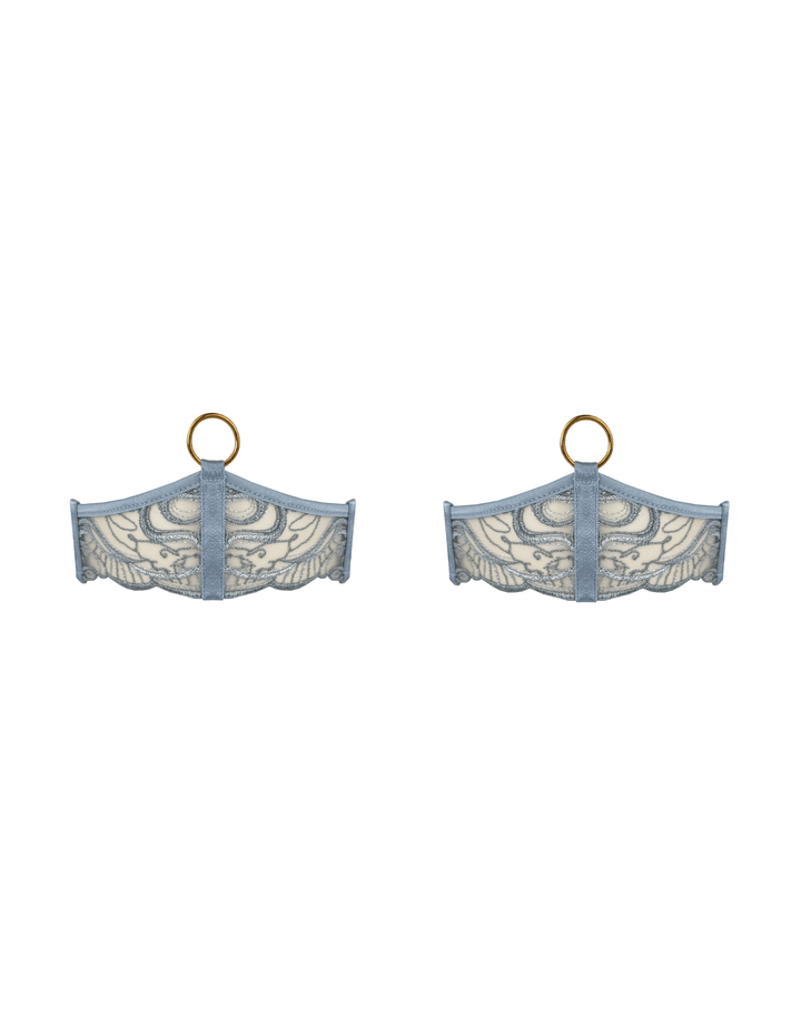 Bordelle Pearl Garters dusty blue — product detail