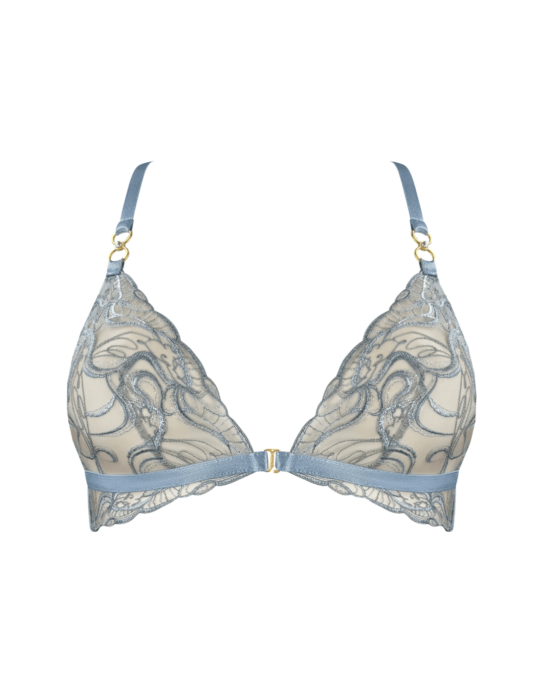 Bordelle Pearl Soft Cup Bra dusty blue — product detail