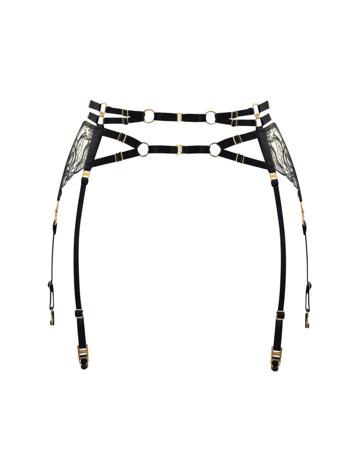 Bordelle Pearl Suspender black — back Look