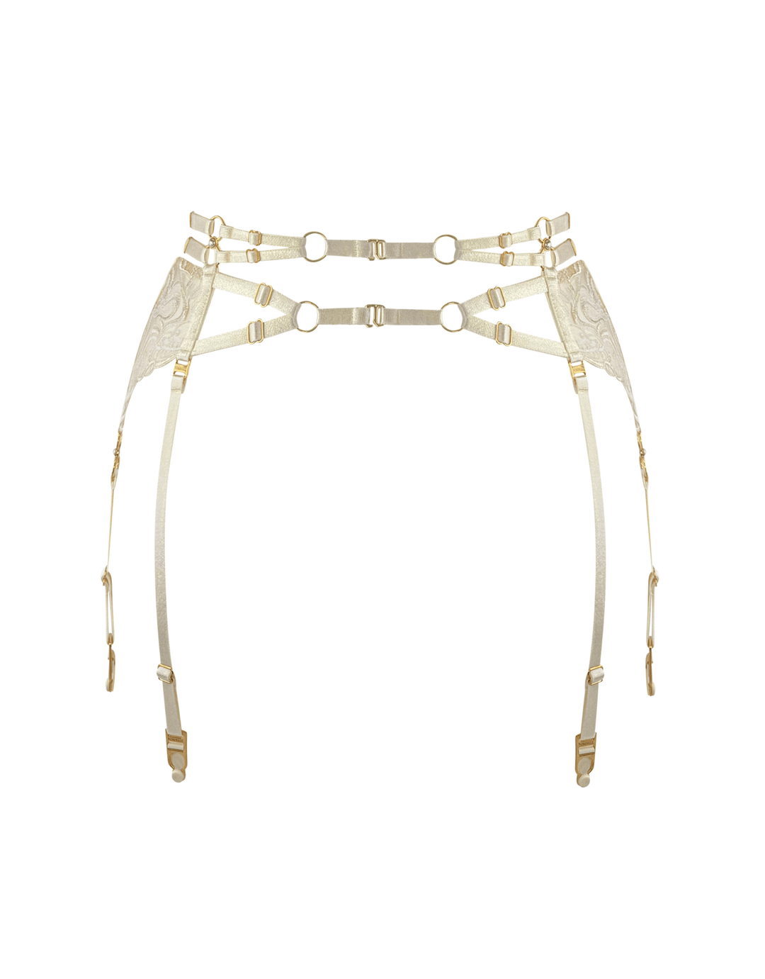 Bordelle Pearl Suspender Cream — product flat lay