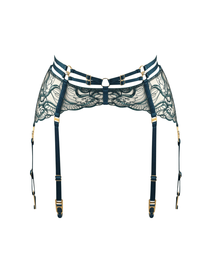 Bordelle Pearl Suspender teal — product detail