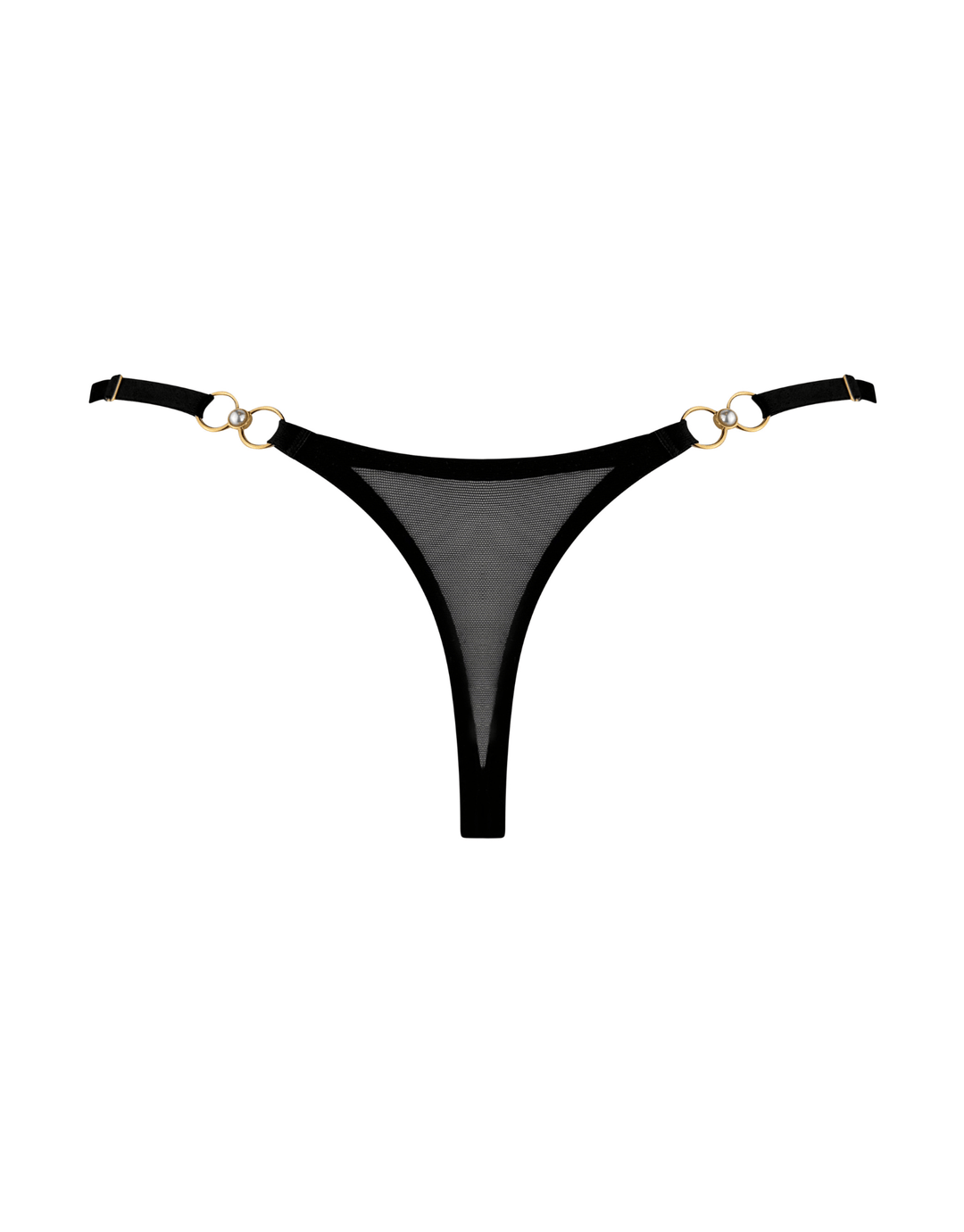 Bordelle Pearl Thong black — back detail