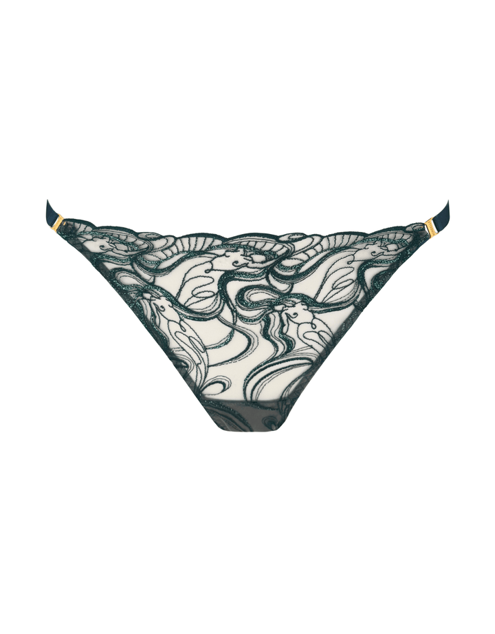 Bordelle Pearl Thong teal — product detail