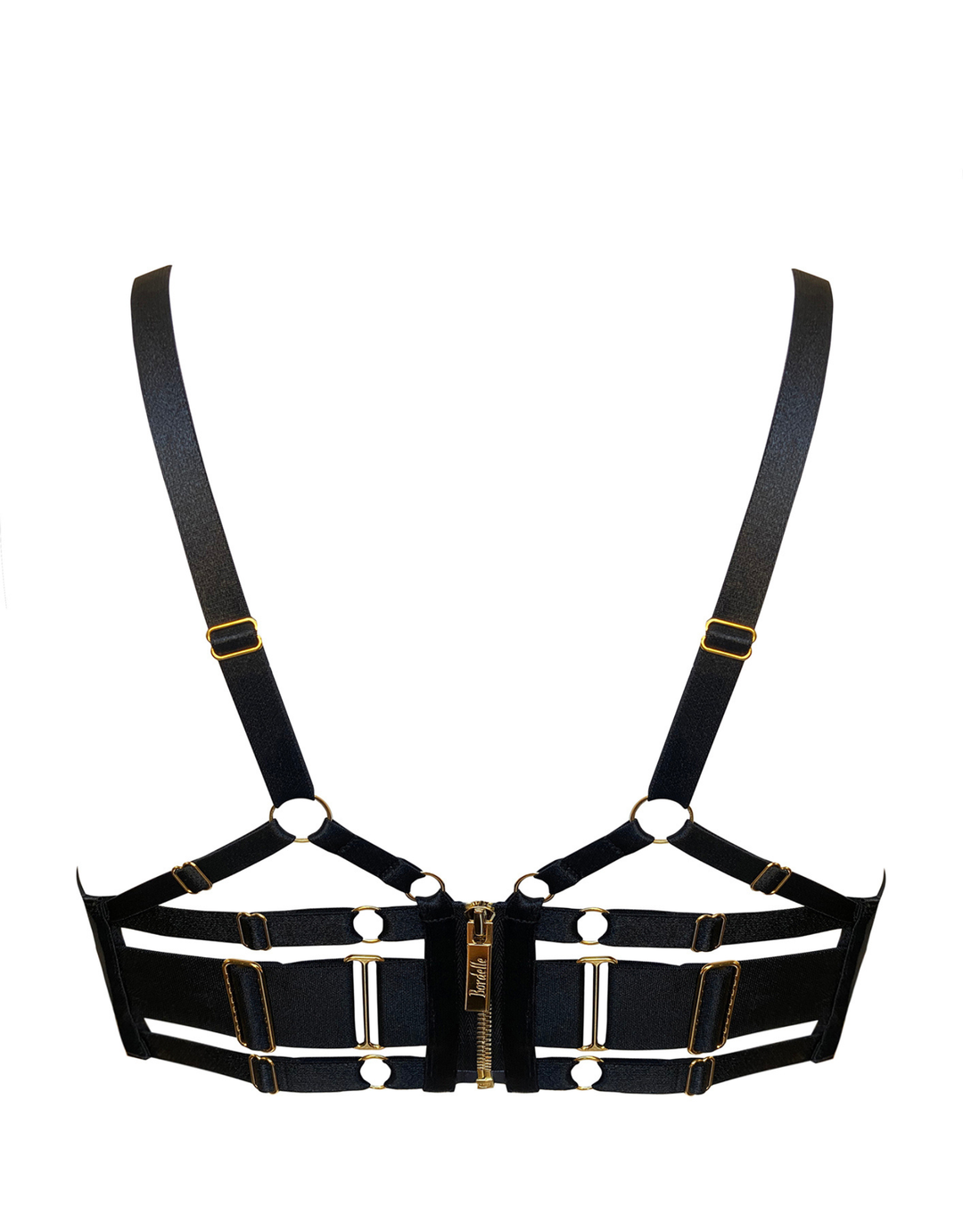 Bordelle Zenna Balconette Wire Bra black — product back view