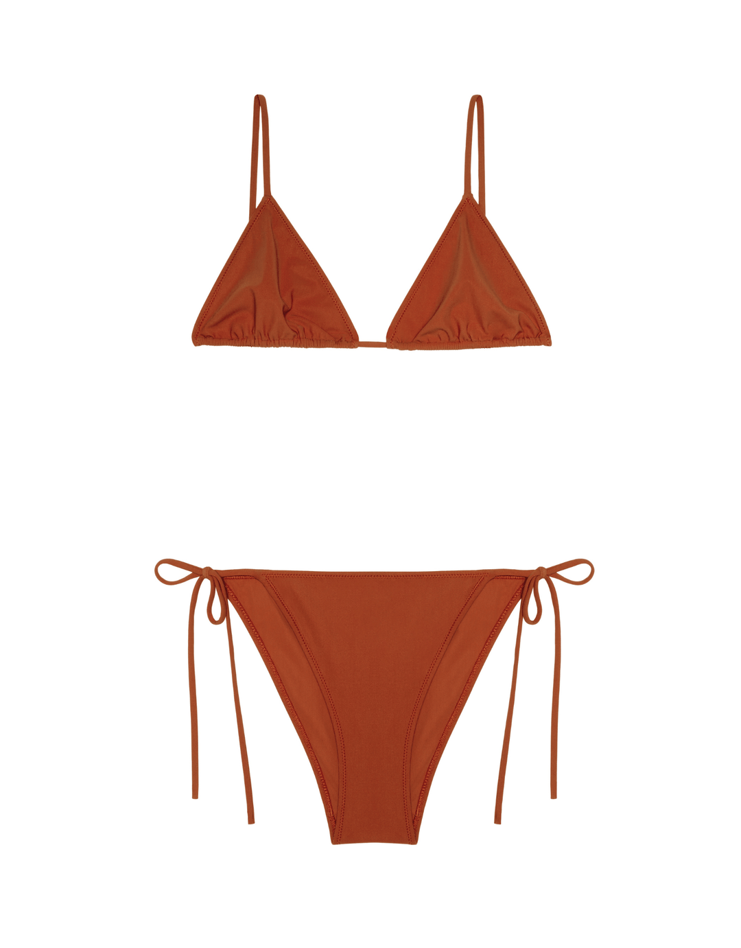 lido Venti triangle bikini terracotta — front view