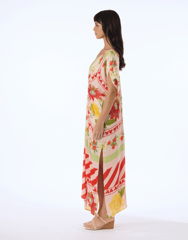 Verandah Hand Draped Gown — side profile
