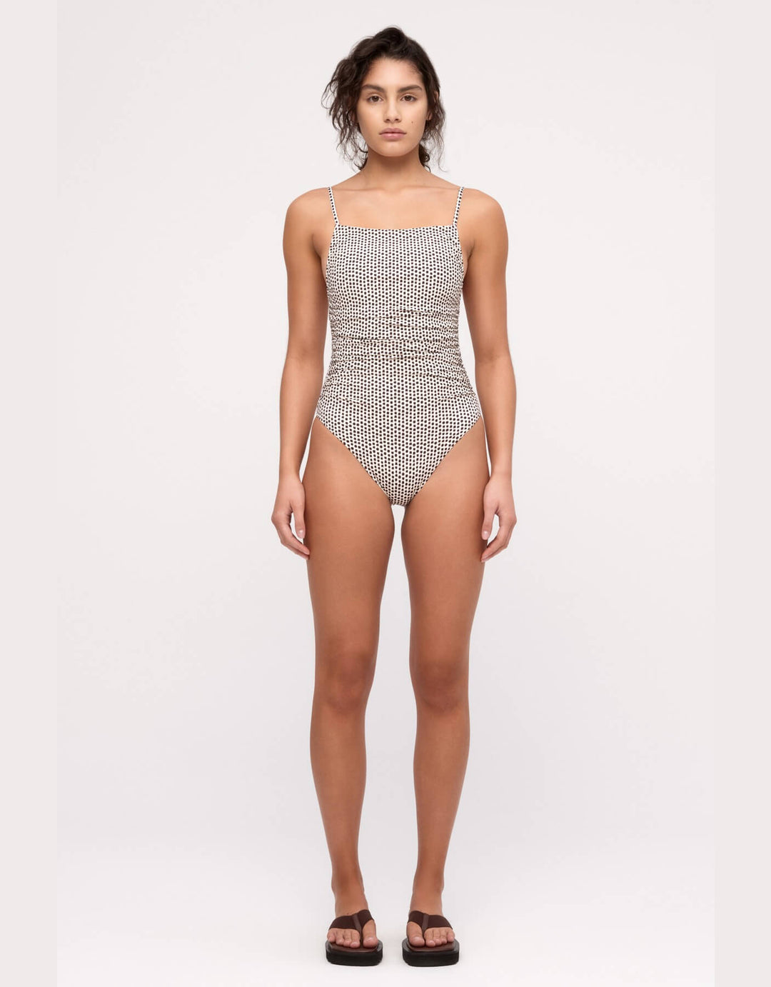 Zulu and Zephyr One Piece Natural Spot – Front View