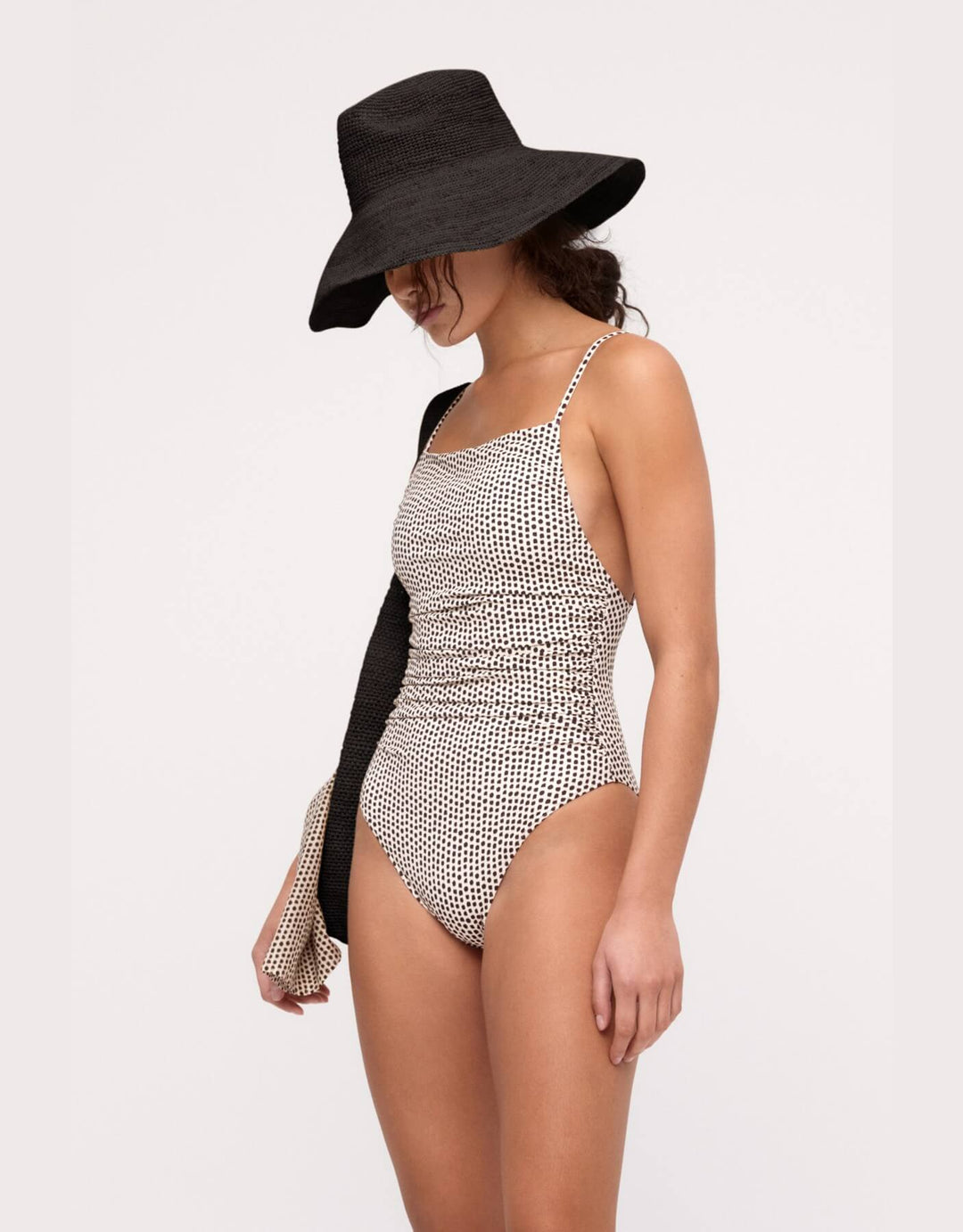 Zulu and Zephyr One Piece Natural Spot – Front View