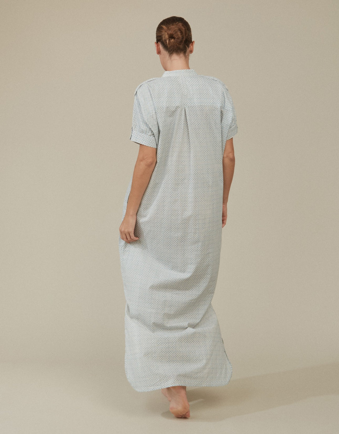 Wynn Shirt Dress, Organic Cotton Lucky Stripe