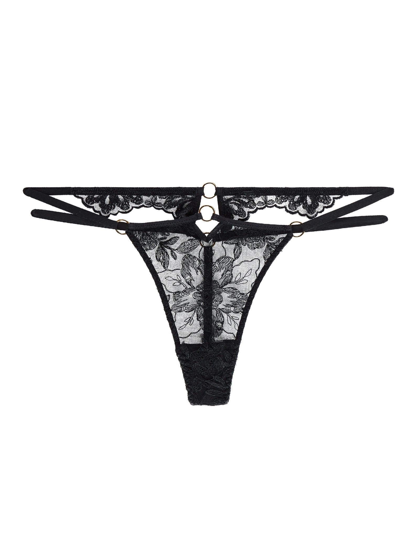 After Midnight Thong Black