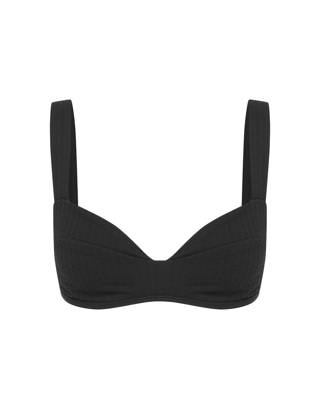 BOTEH  Swimwear RA Freddy Underwire Bikini Top, Black