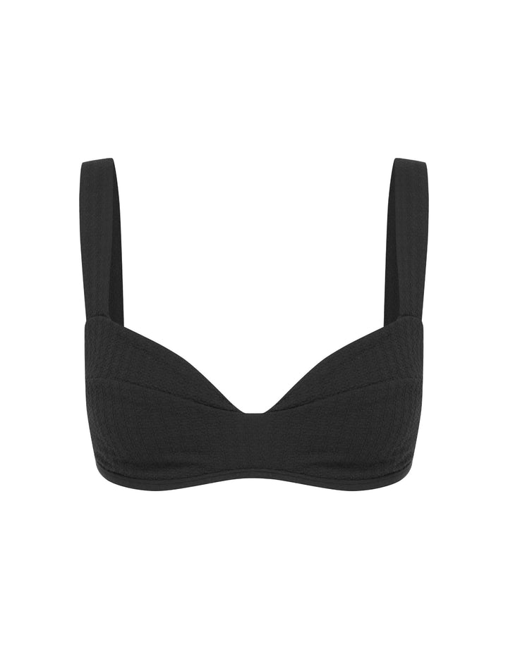 BOTEH  Swimwear RA Freddy Underwire Bikini Top, Black