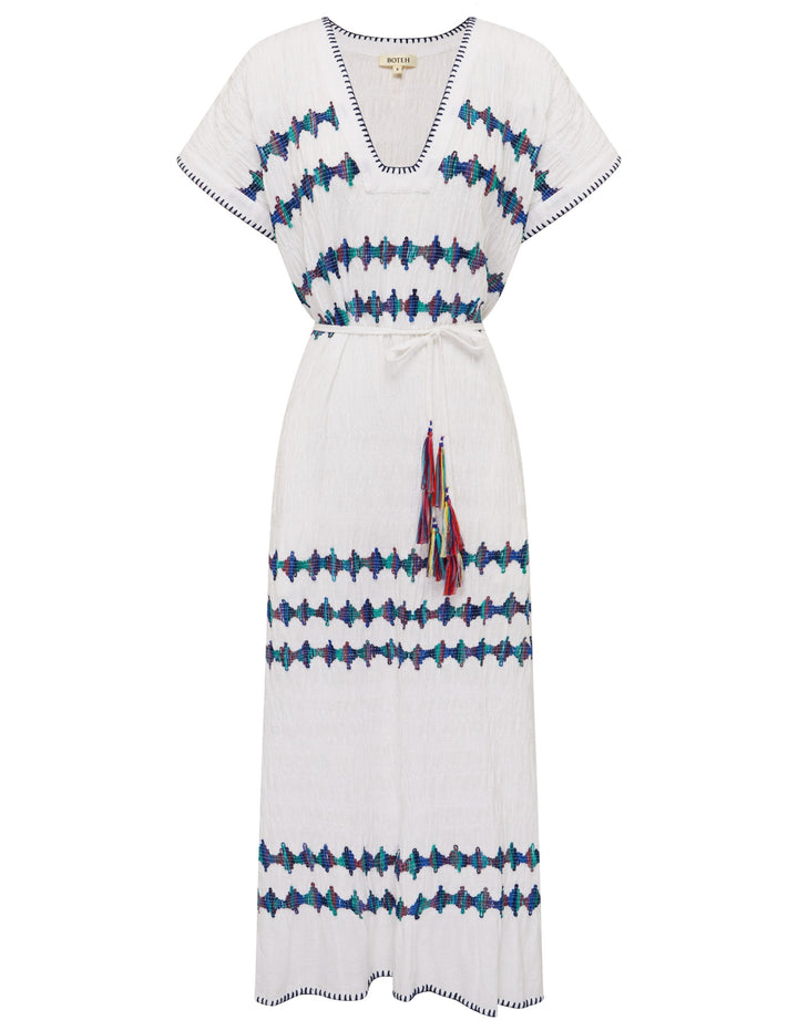 Boteh Hera Midi Linen Tunic Dress