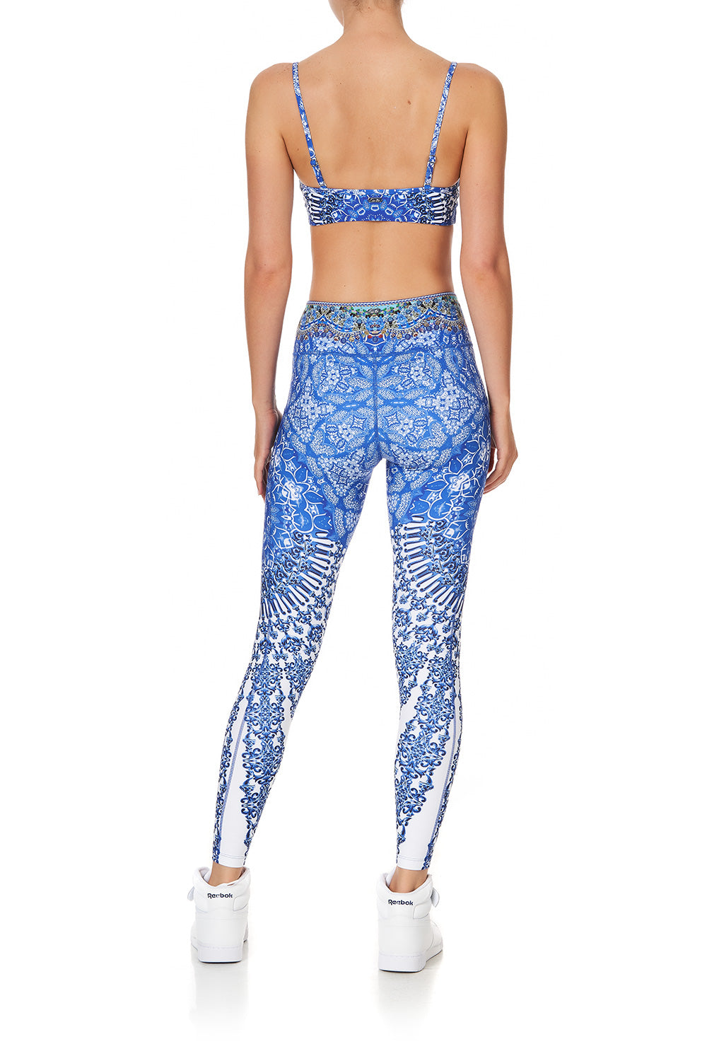 Camilla Active Legging with SIde Pocket, Blue Nierika