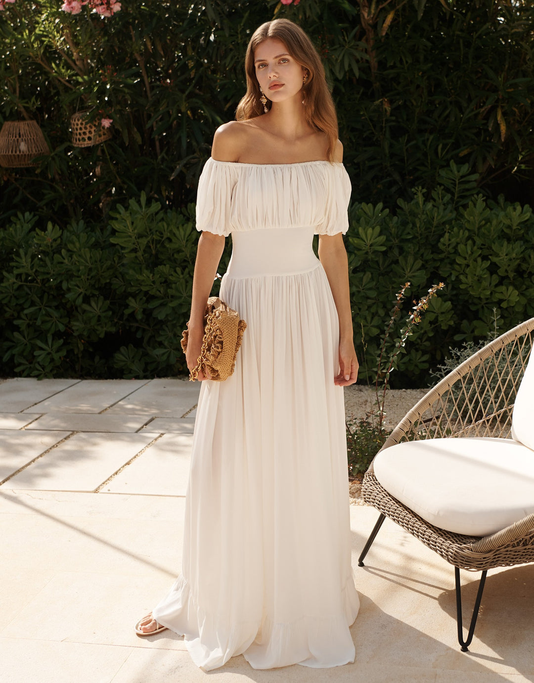 Evarae Hestia Maxi Dress Soft White