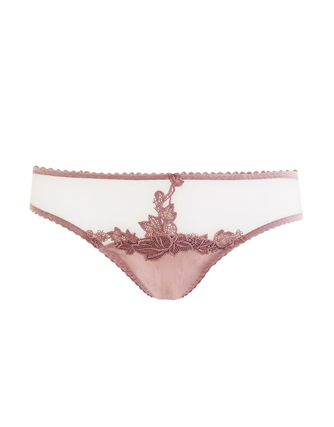 Fleur of England Desert Rose Embroidered Ouvert Brief