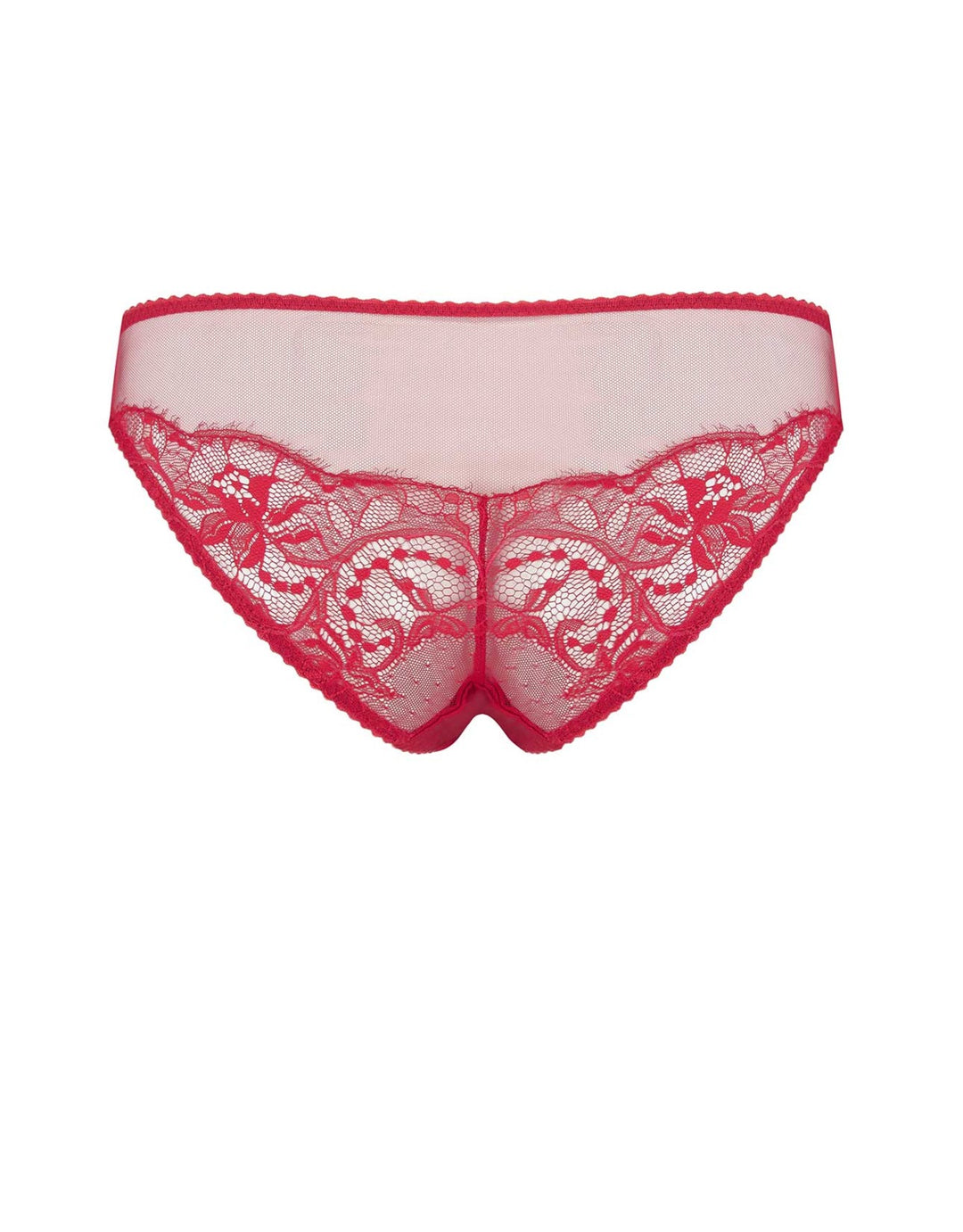 Fleur of England Adeline Red Lace Brief