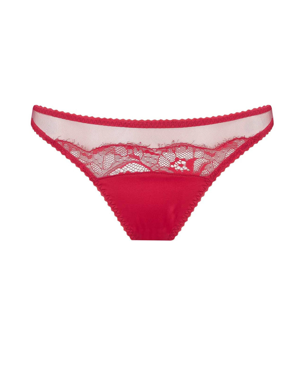 Fleur of England Adeline Red Lace Brief