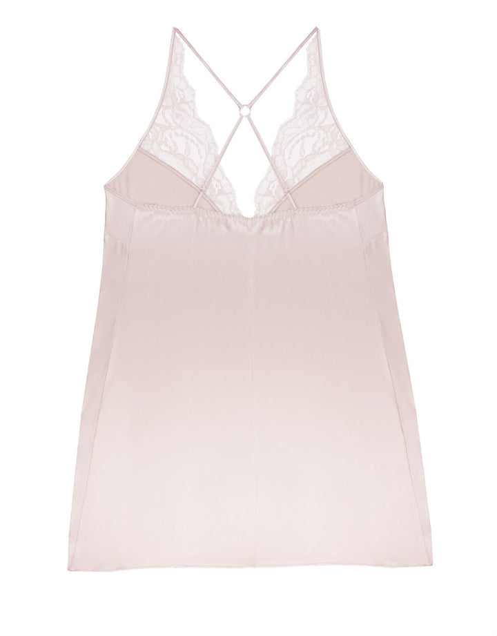 Fleur of England Lily Pale Pink Silk Chemise