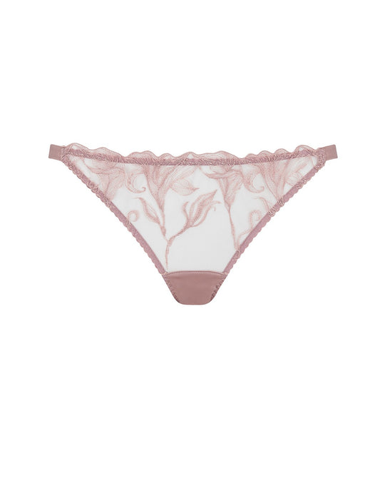 Fleur of England Lilian Ouvert Brief Pink Lace – Catriona