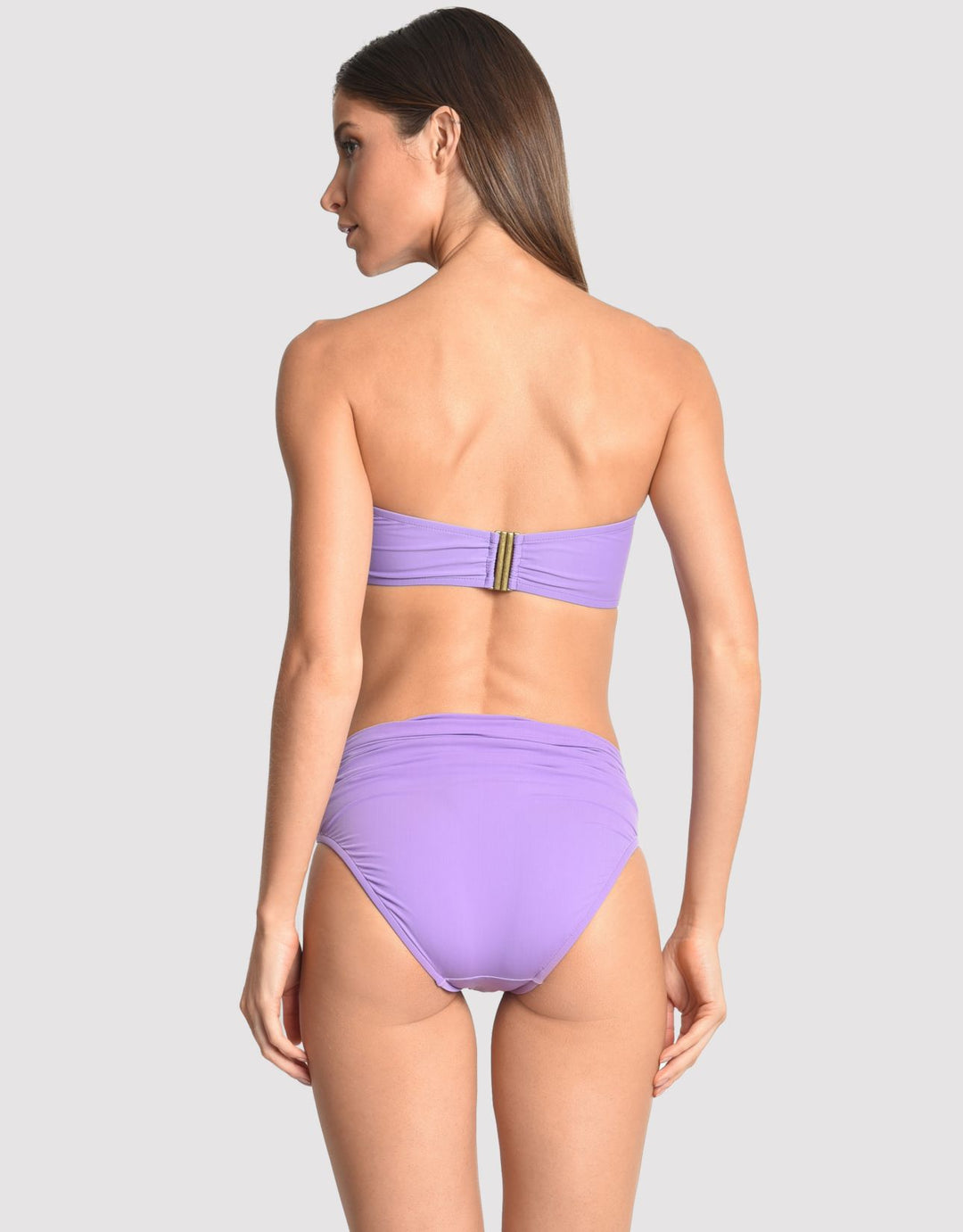 LENNY NIEMEYER Embellished Bandeau Bikini Top in Quartz