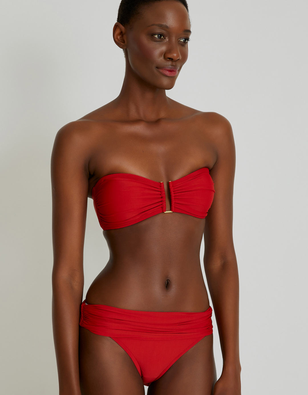 Coral bikini top sales