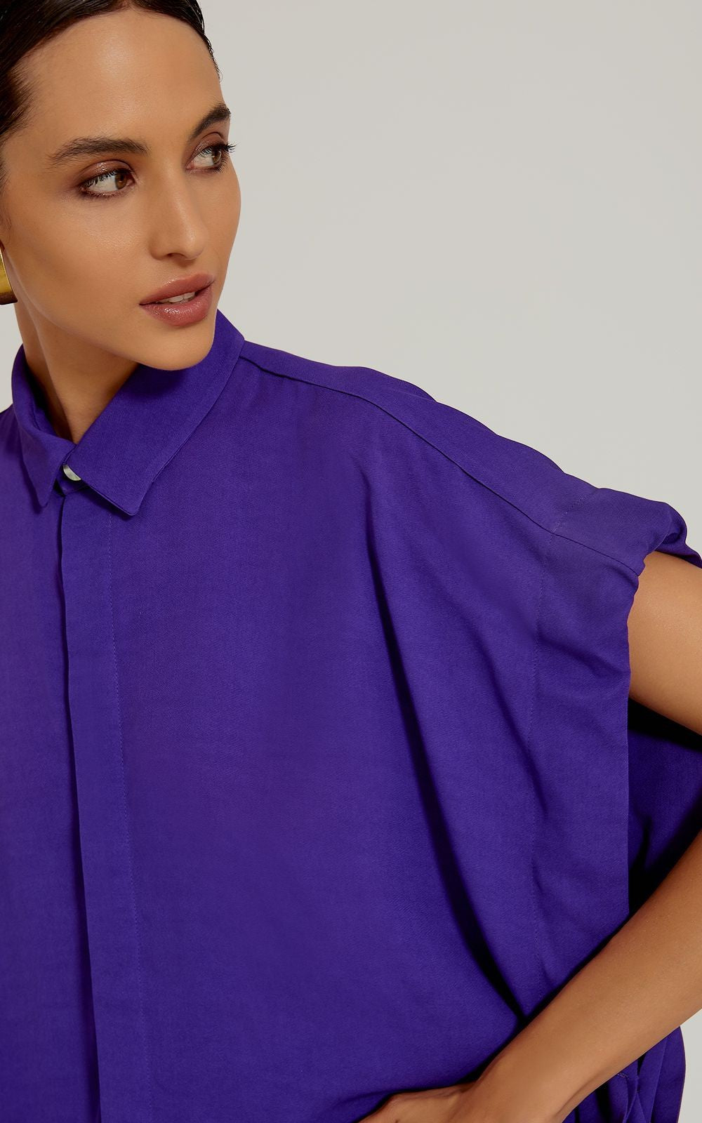 Lenny Niemeyer Tie Detail Shirt Purple