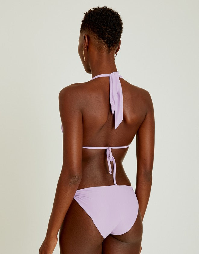 Lenny Niemeyer Adjustable Halter Bikini Top Dahlia Pink Designer Swimwear