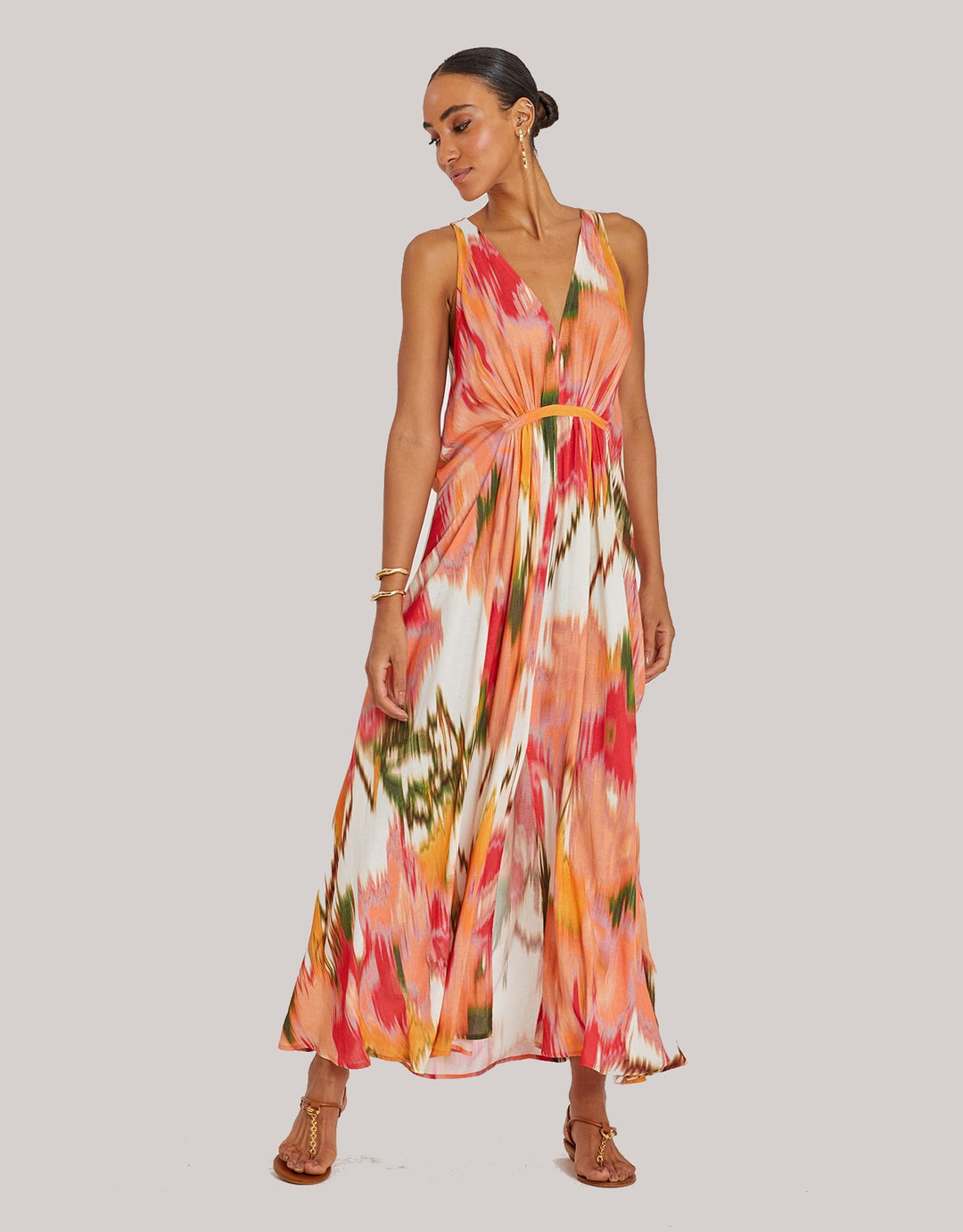Lenny Niemeyer Deep Neckline Dress Aral Floral