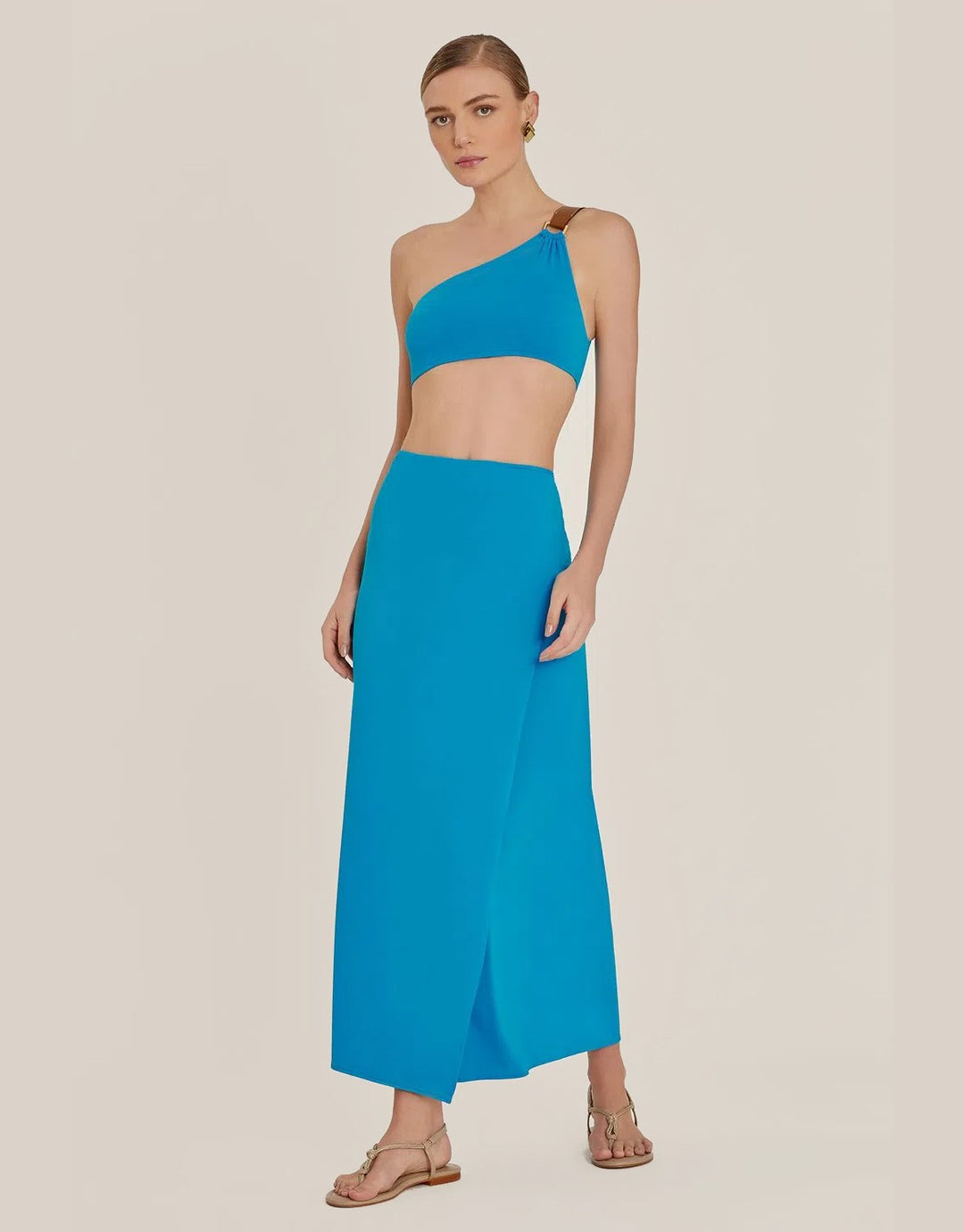 Lenny Niemeyer Sarong Atoll Blue Swimwear cover up