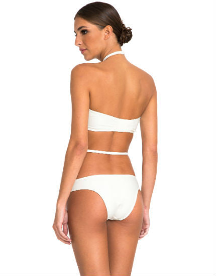 Lenny Niemeyer Runway Bikini Bottom and Harness in Off White