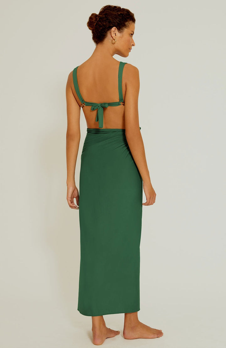 Knot Touch Sarong Brunswick Green
