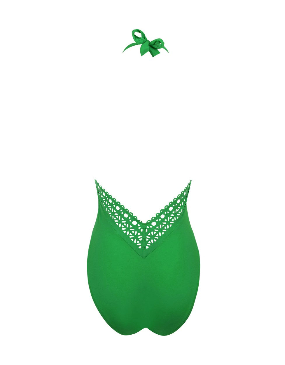 Lise Charmel Ajourage Plunge Front Swimsuit - Anis Green