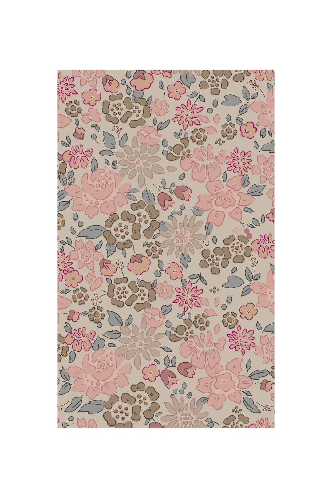 Acacia Swimwear Meadow Pink Floral Print