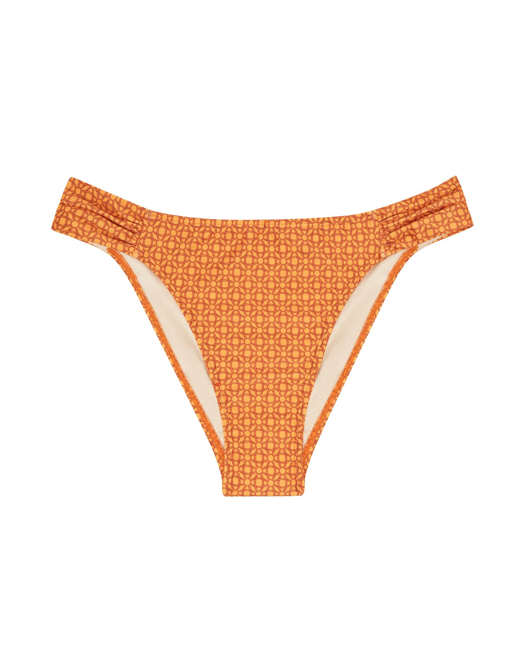 Peony Swimwear Marigold Ruched High Line Bikini Bottom