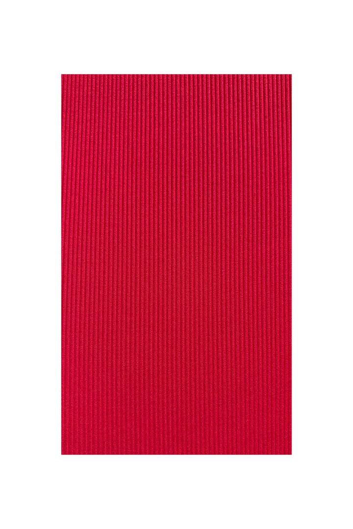 Sangria Ribbed recycled fabric