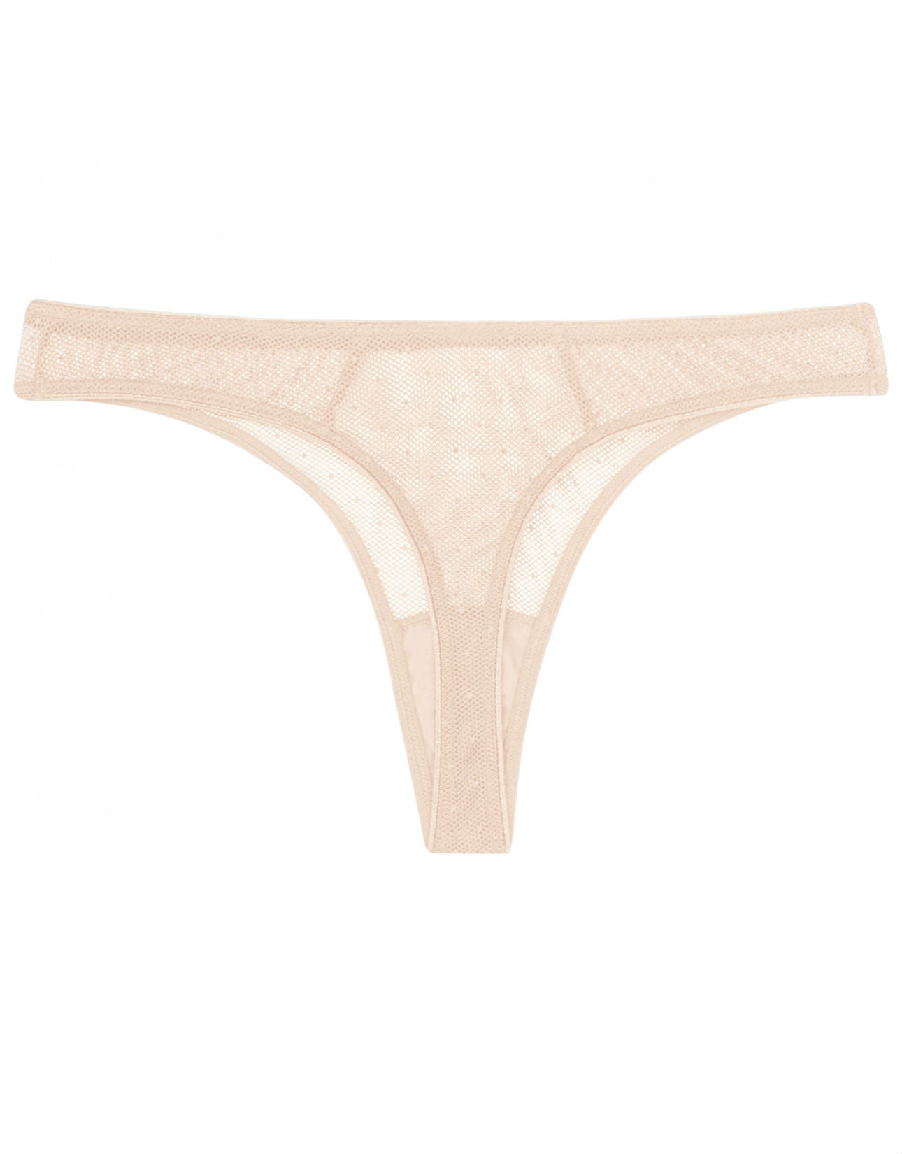 Jabouley Pink Lace Hipster Thong