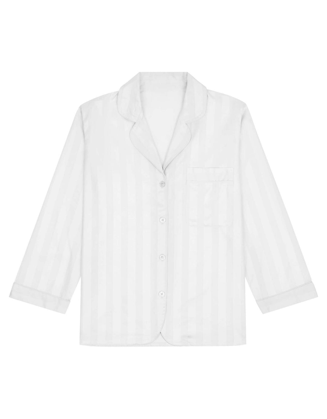 bodas-shadow-stripe-white-cotton-pj-shirt