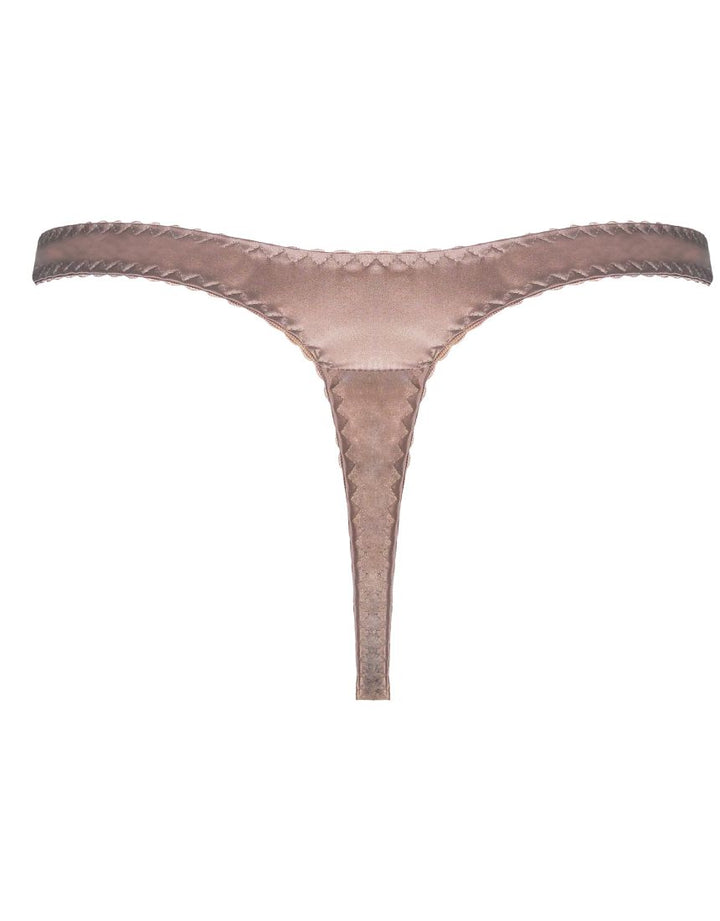 Fleur of England Mink Lace Thong