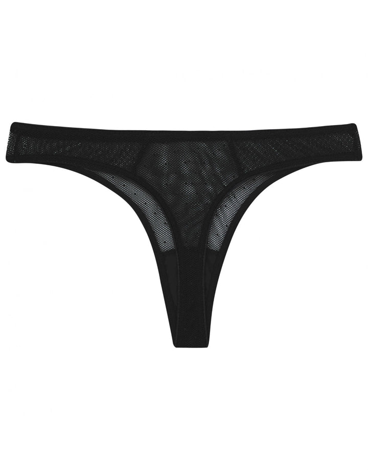 Jabouley Black Lace Hipster Thong – Catriona